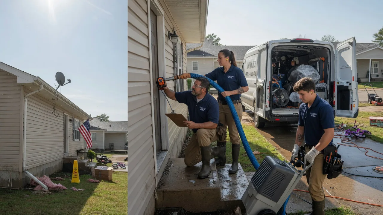 Ceiling Water Damage Restoration in Bloomsbury, NJ near me